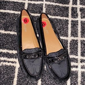 Authentic Coach Signature C slip-on Loafers